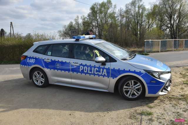 Nowizna. Pijany motocyklista wypadł z drogi