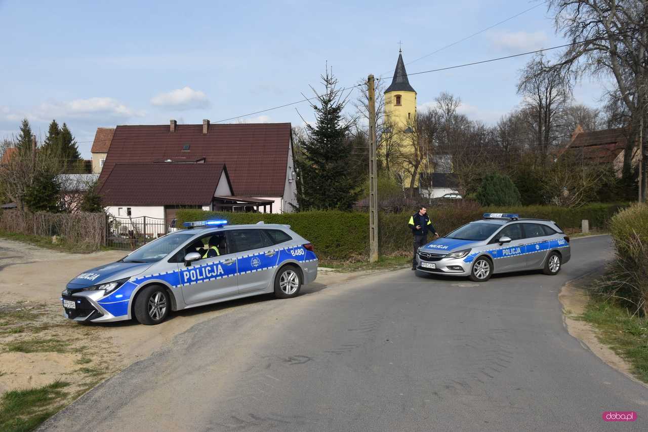 Nowizna. Pijany motocyklista wypadł z drogi