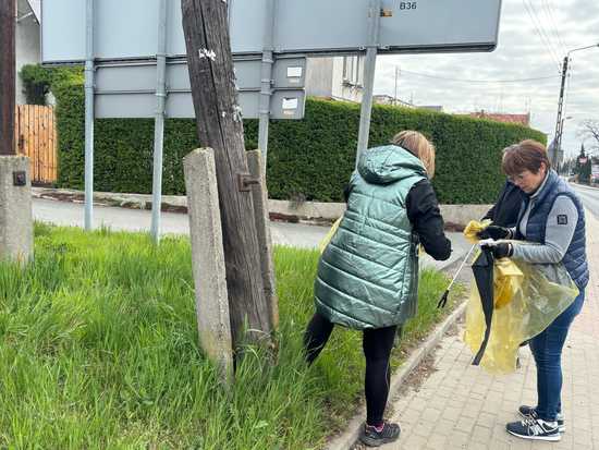Akcja sprzątania gminy Łagiewniki