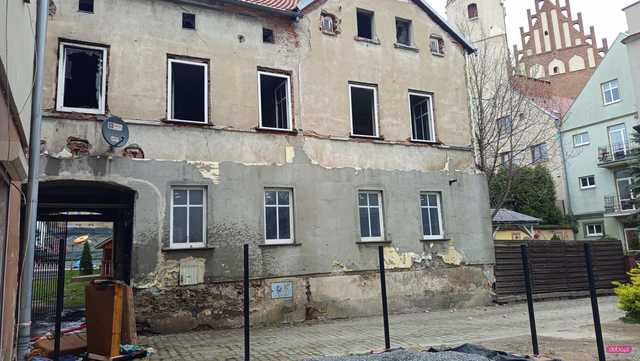 Pożar na Krasickiego w Dzierżoniowie