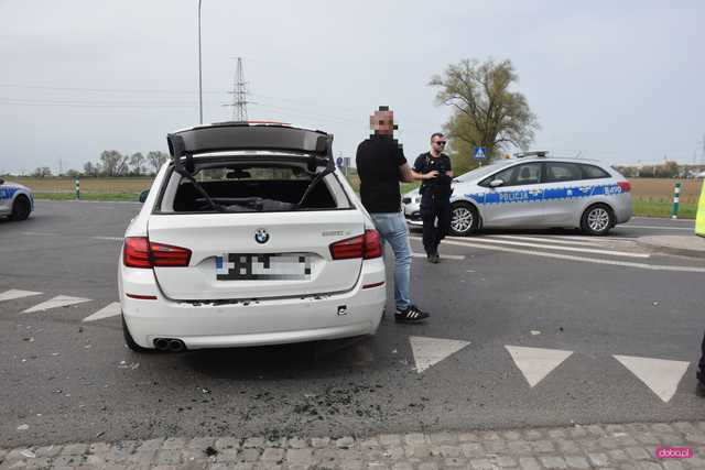 Zderzenie pojazdów na obwodnicy Dzierżoniowa