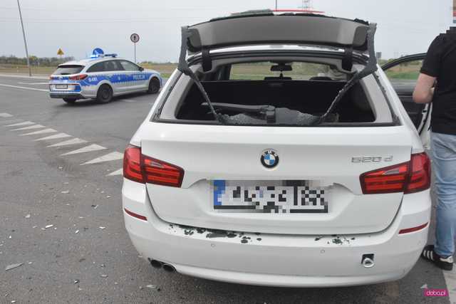 Zderzenie pojazdów na obwodnicy Dzierżoniowa