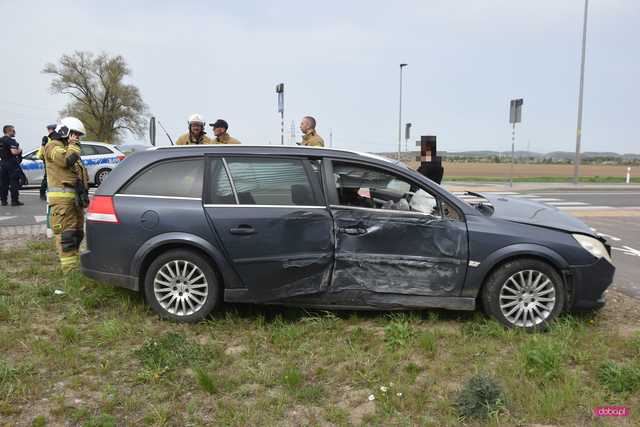 Zderzenie pojazdów na obwodnicy Dzierżoniowa