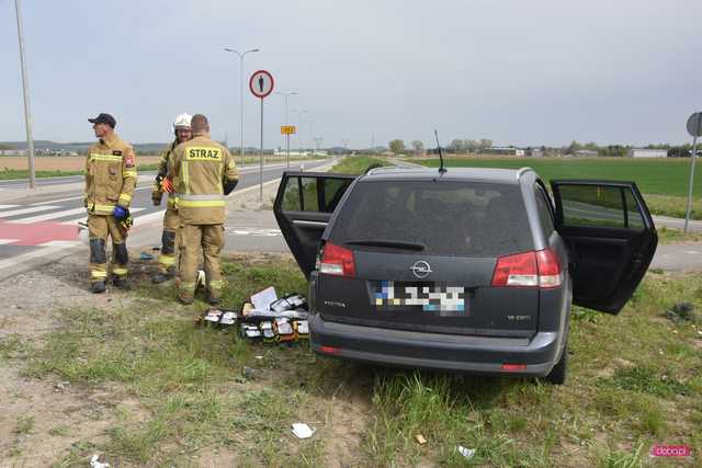 Zderzenie pojazdów na obwodnicy Dzierżoniowa