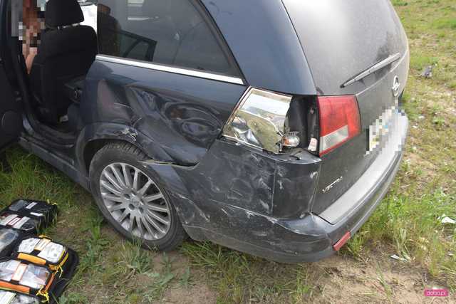Zderzenie pojazdów na obwodnicy Dzierżoniowa