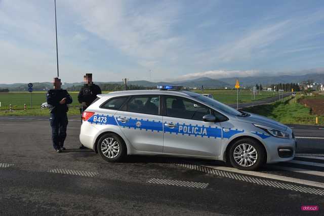 Zderzenie mercedesów na obwodnicy Dzierżoniowa