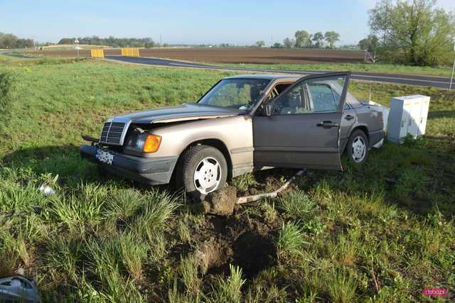 Zderzenie mercedesów na obwodnicy Dzierżoniowa