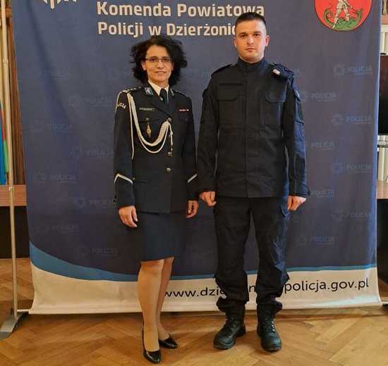 Nowy funkcjonariusz w szeregach dzierżoniowskiej Policji