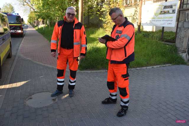 Pożar mieszkania w Dzierżoniowie