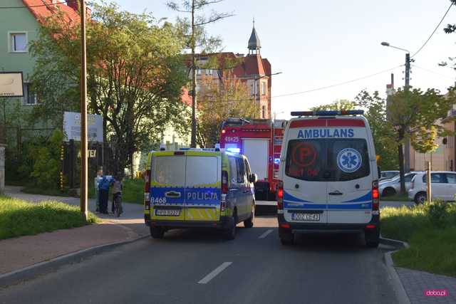 Pożar mieszkania w Dzierżoniowie
