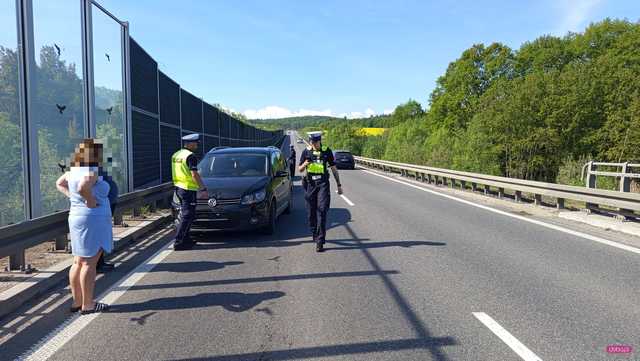 Zderzenie volkswagena z oplem w Sieniawce