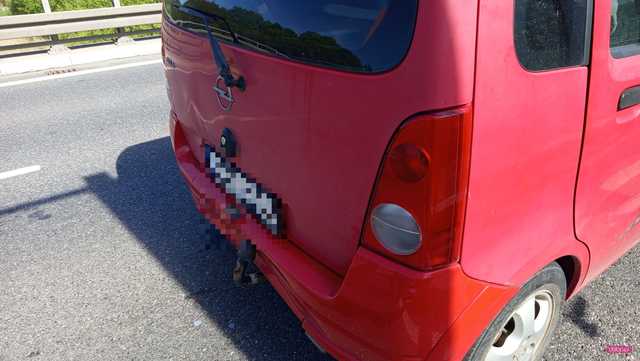 Zderzenie volkswagena z oplem w Sieniawce