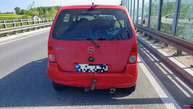 Zderzenie volkswagena z oplem w Sieniawce