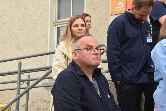 Protest pracowników ochrony zdrowia w Dzierżoniowie i Bielawie
