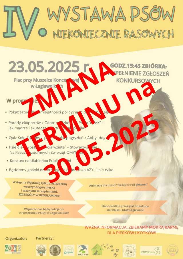 Łagiewniki. Zapraszamy na IV Wystawę Psów Niekoniecznie Rasowych