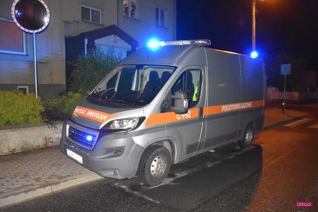 Pożar budynku wielorodzinnego w Dzierżoniowie