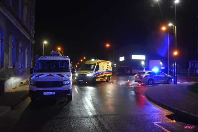 Pożar budynku wielorodzinnego w Dzierżoniowie