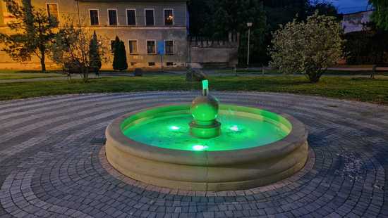 Fontanna w Łagiewnikach
