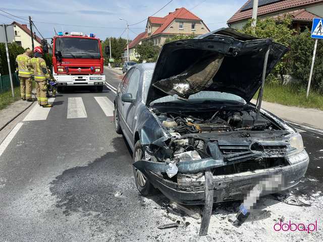 Zderzenie trzech pojazdów w Piławie Dolnej