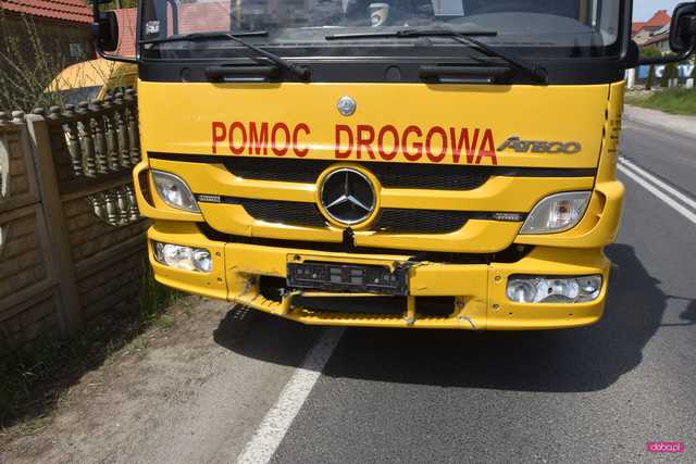 Zderzenie trzech pojazdów w Piławie Dolnej