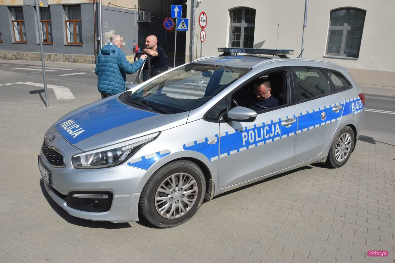 Kolizja na Grabskiego w Bielawie