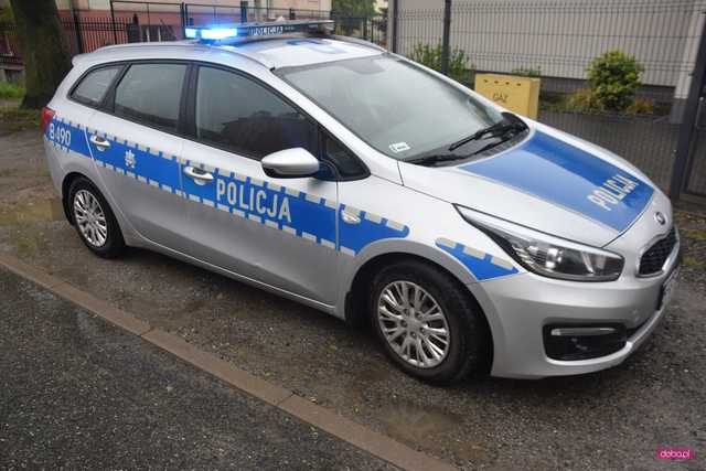 Wypadek na ul. Żeromskiego w Bielawie