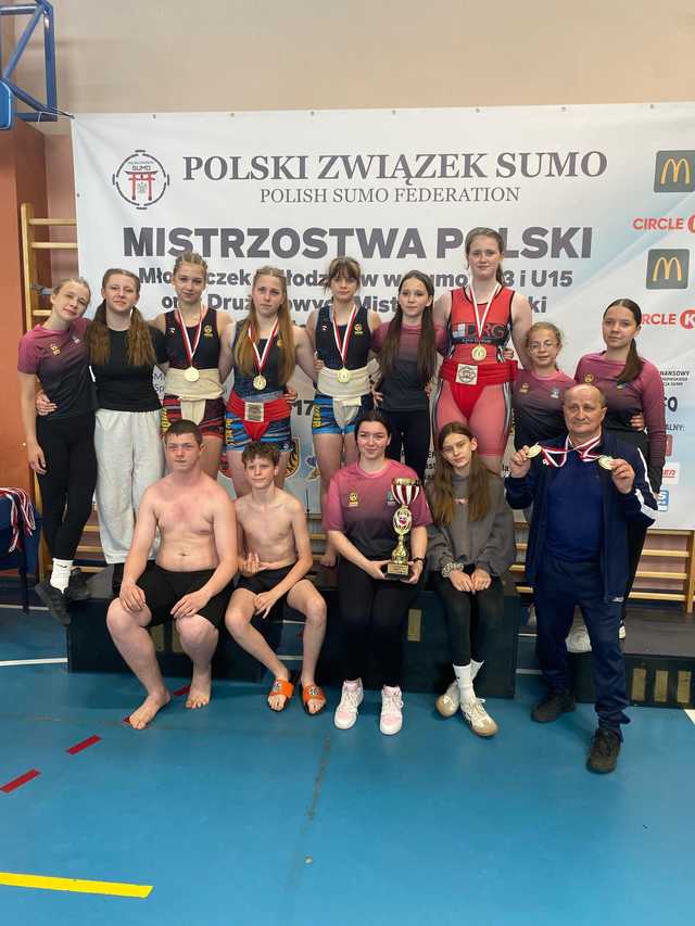 Medalowe zdobycze młodziczek JUNIORA Dzierżoniów w Mistrzostwach Polski w Sumo