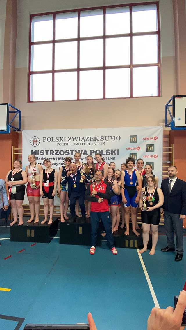 Medalowe zdobycze młodziczek JUNIORA Dzierżoniów w Mistrzostwach Polski w Sumo