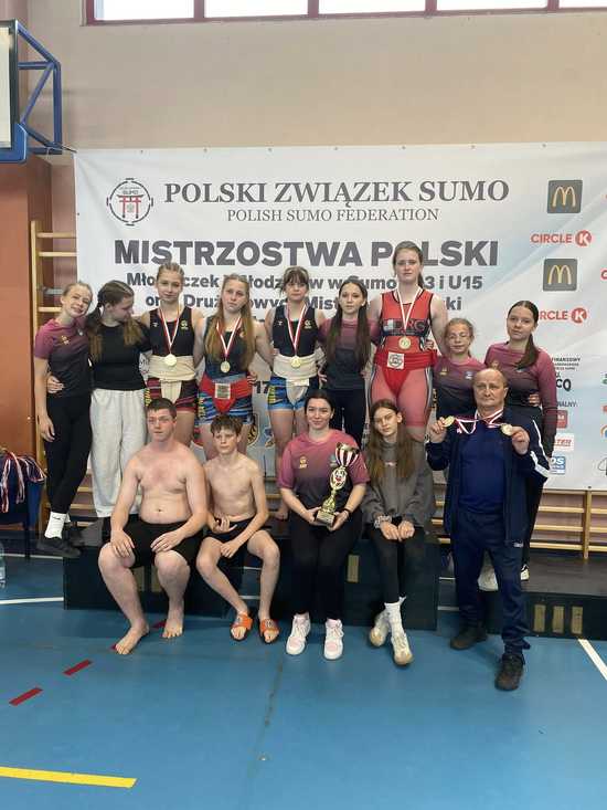 Medalowe zdobycze młodziczek JUNIORA Dzierżoniów w Mistrzostwach Polski w Sumo