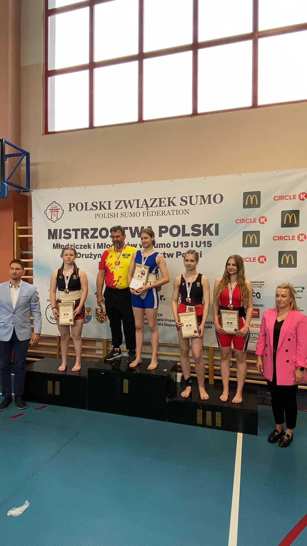Medalowe zdobycze młodziczek JUNIORA Dzierżoniów w Mistrzostwach Polski w Sumo