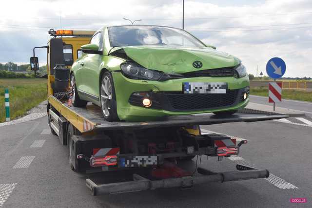Zderzenie renault i volkswagena