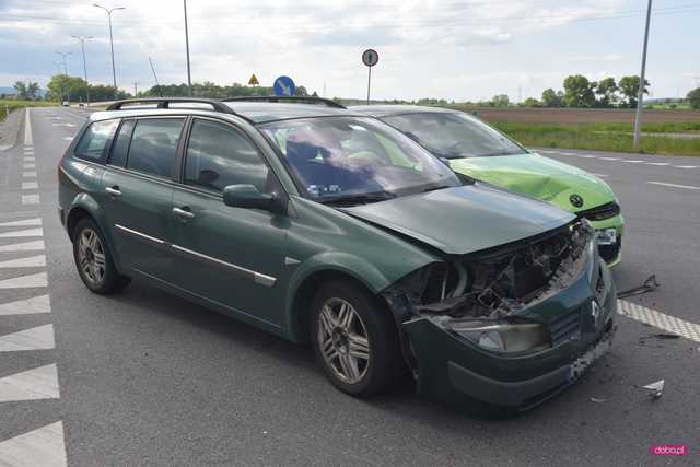 Zderzenie renault i volkswagena