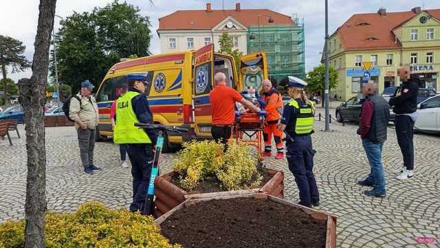 Bielawa. Wypadek podczas jazdy na hulajnodze 