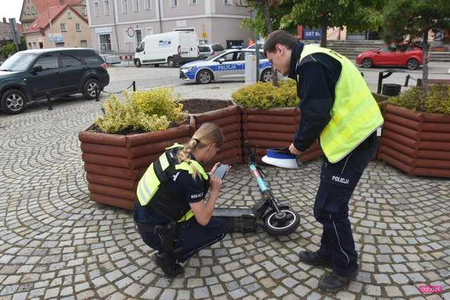 Bielawa. Wypadek podczas jazdy na hulajnodze 