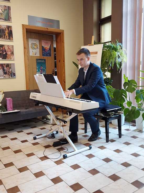 Spotkanie z czytelnikami w piławskiej bibliotece