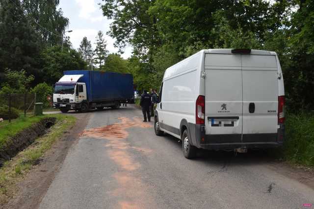 kolizja w Owieśnie