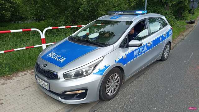 Kolizja na Szewskiej w Bielawie