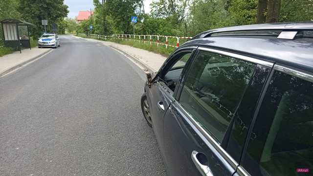 Kolizja na Szewskiej w Bielawie