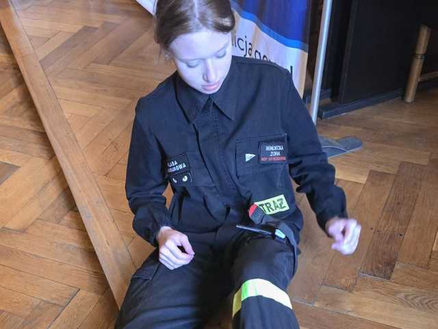Uczniowie klas mundurowych z Bielawy z wizytą w Komendzie Powiatowej Policji