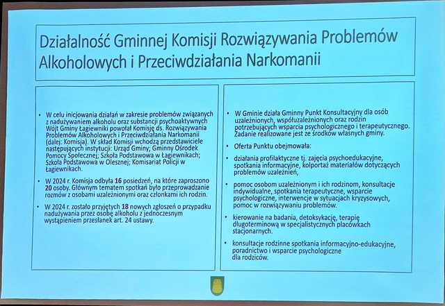 Sesja absolutoryjna w gminie Łagiewniki