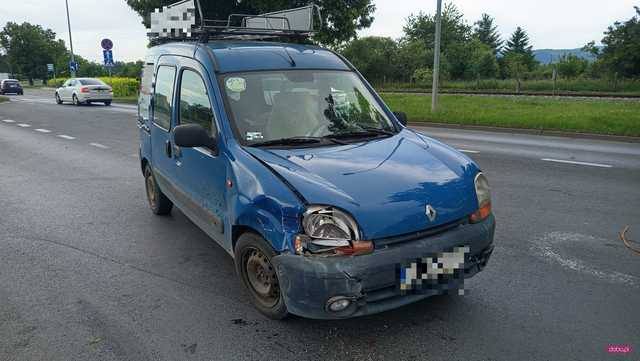 Zderzenie bmw i renault