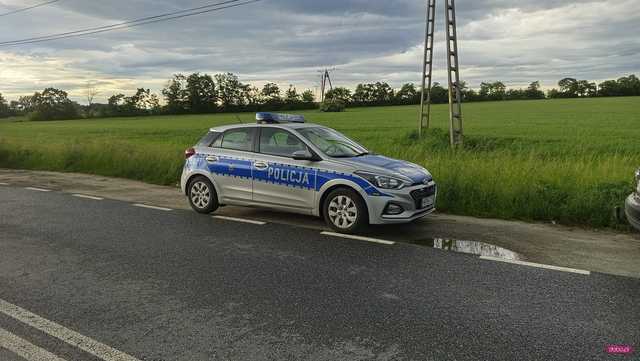 Kolizja na Chrobrego w Piławie Górnej