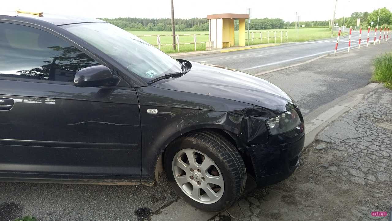 Kolizja na Chrobrego w Piławie Górnej