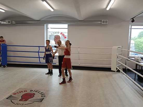 Boks Cziszewski na zawodach w Bielsku-Białej