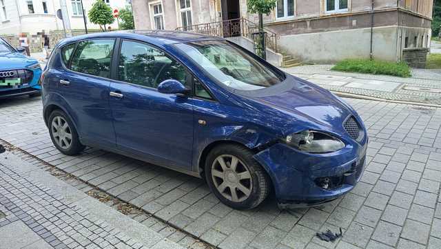 Kolizja na Pocztowej w Dzierżoniowie