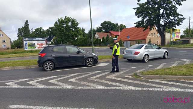 Kolizja na skrzyżowaniu ulic Staszica i Wojska Polskiego