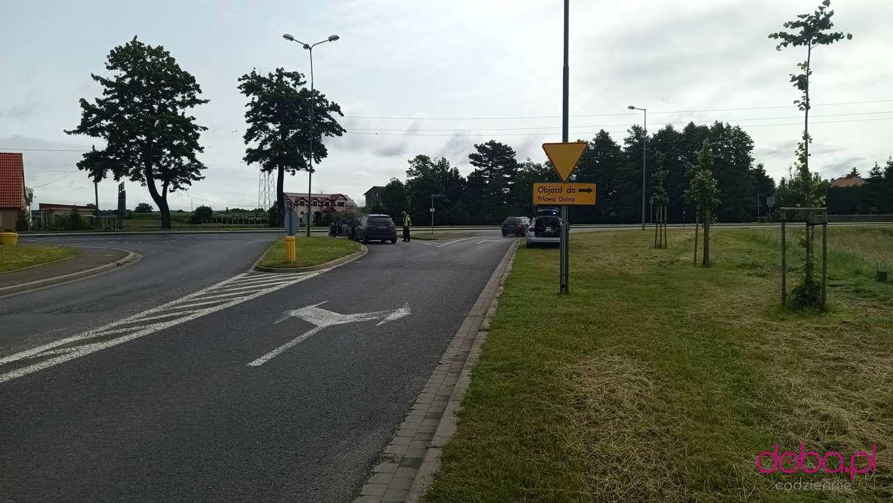 Kolizja na skrzyżowaniu ulic Staszica i Wojska Polskiego
