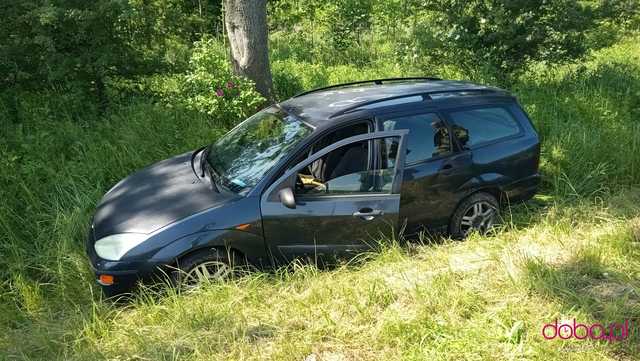 Wjechał do rowu