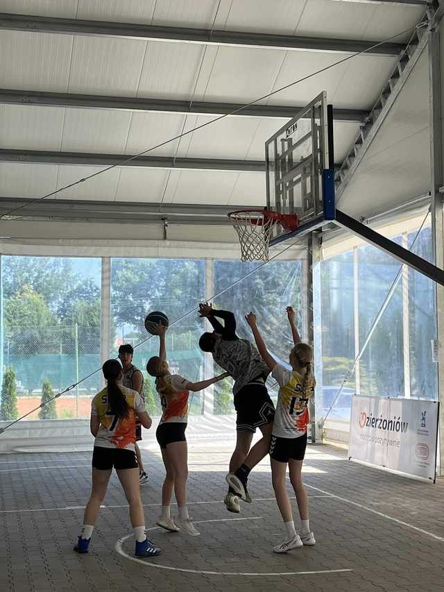 Zawody koszykówki 3x3 szkół podstawowych