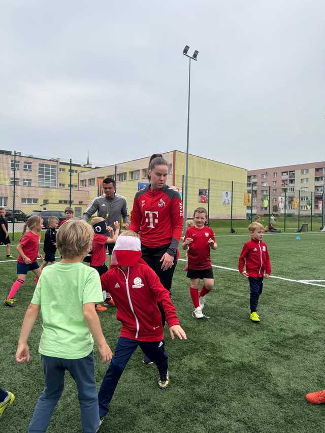 Adriana Achcińska na treningu Siódemki Bielawa